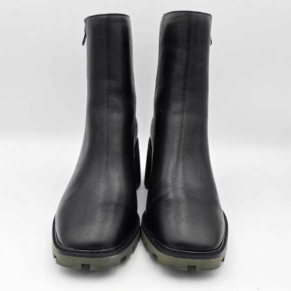 Sanctuary Primetime Leather High Heel Booties, Black, Size 8 - Picture 2 of 16